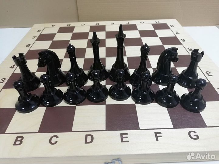 Шахматы СССР Большие фигуры пластик