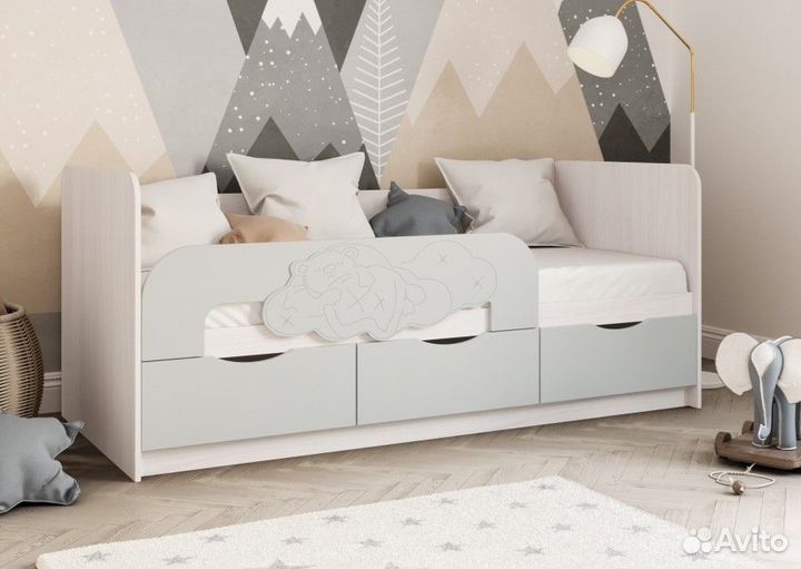 Детская кровать Мишки