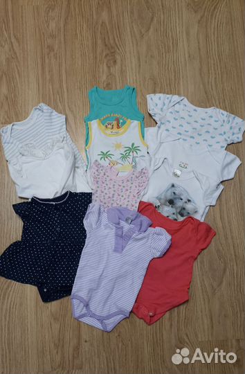 Детская одежда для девочек 62 68 74 пакетом