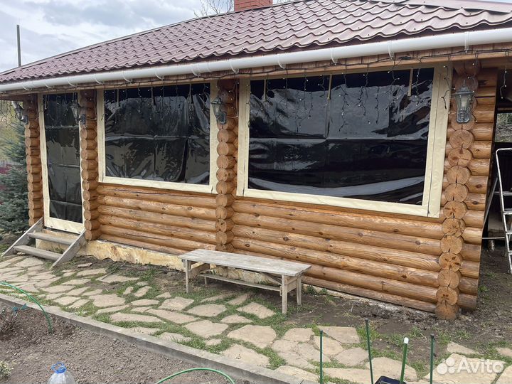 Мягкие окна для беседки