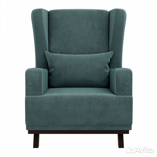 Кресло Джон велюр коричневый