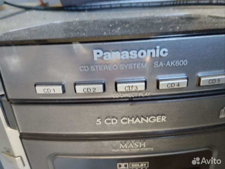 Музыкальный центр panasonic sa ak 600