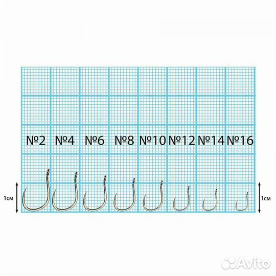 Крючок Dunaev Classic 206 #16 (упак. 10 шт)