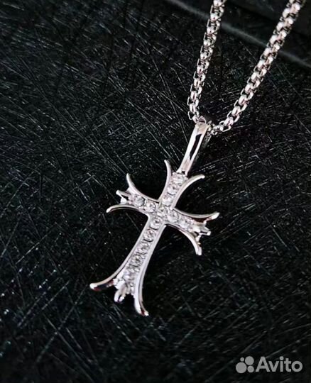 Цепочка с крестом Chrome Hearts
