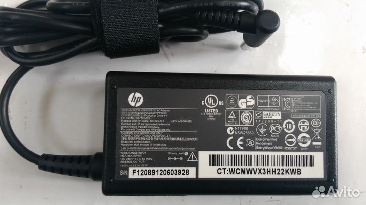 Блок питания для ноутбука HP 3.33A 19.5V