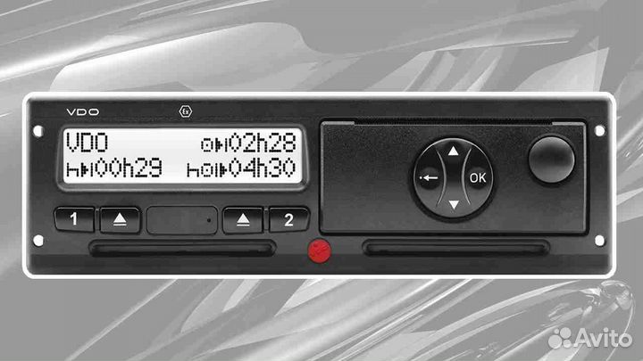 Тахограф VDO 3283 с чипом скзи.С активацией