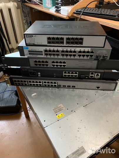 Коммутатор HP, QTech, D-Link