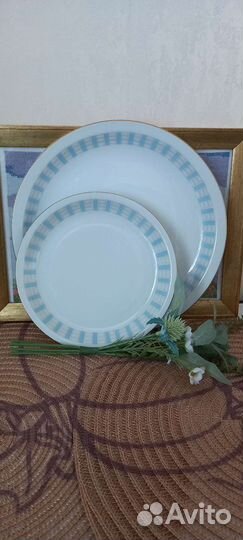 Чайно- кофейный сервиз Рига Шиповник Болгария СССР