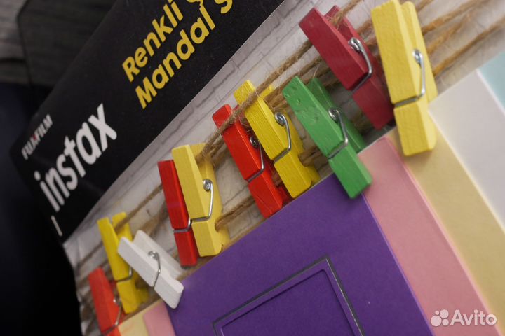 Набор рамок для instax mini с прищепками