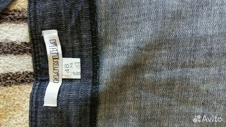 Джинсовый сарафан 48р