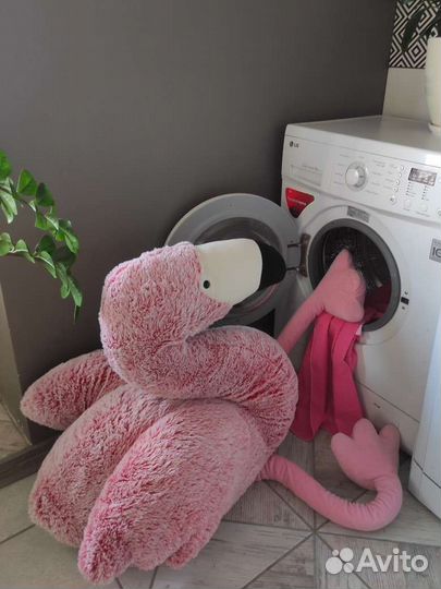 Игрушка мягкая фламинго