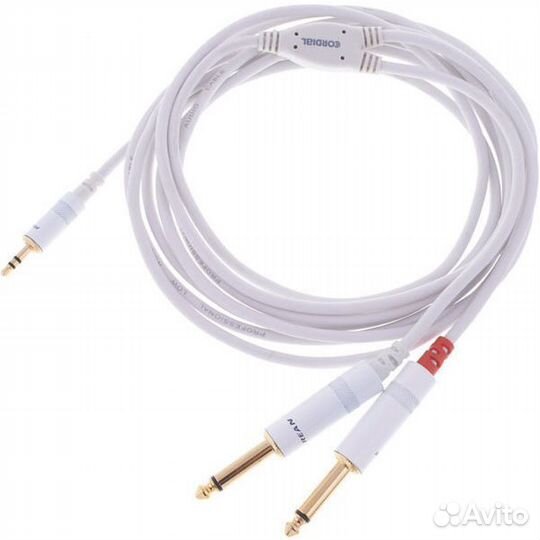 Кабель аудио Cordial CFY 3 WPP-long-snow
