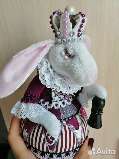 Игрушка заяц ручной работы