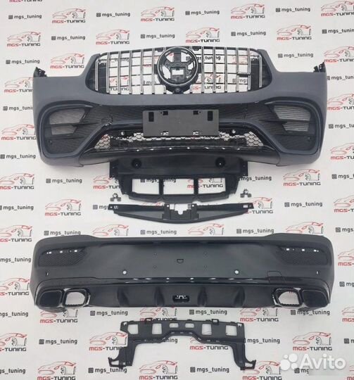 Обвес GLE 63s Black на Mercedes GLE-Coupe c167