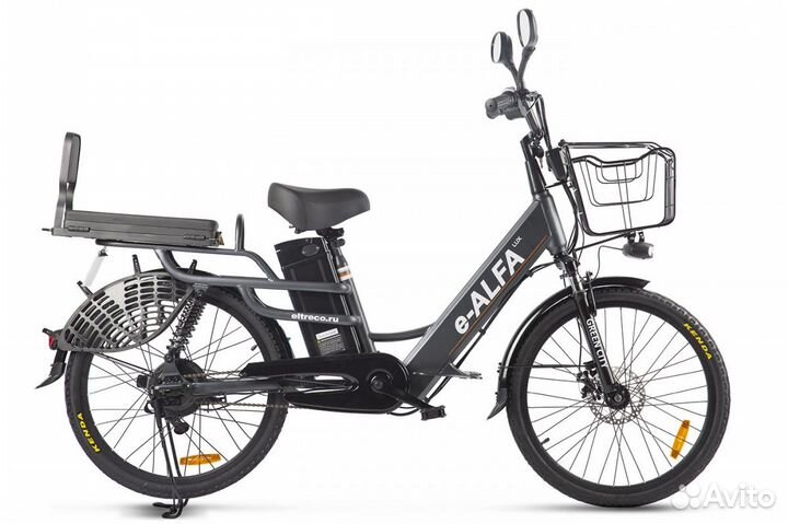 Электровелосипед green city e-alfa LUX