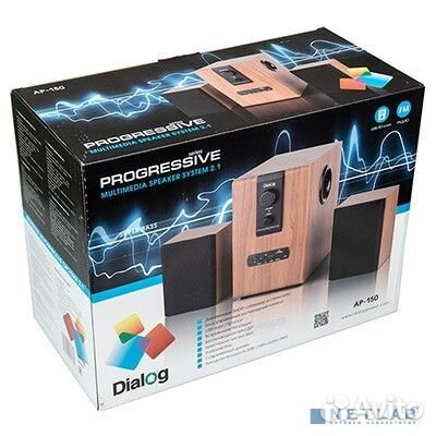 Dialog Progressive AP-150 brown - колонки 2.1, 10W