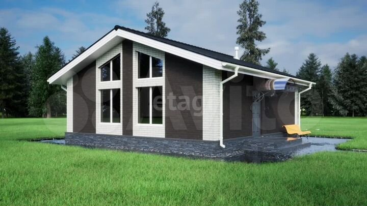 Коттедж 60 м² на участке 6,1 сот.