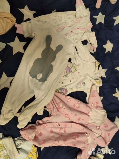 Вещи пакетом для девочки от 0 до 3 месяцев