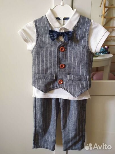 Костюм детский тройка на 1-1.5 года