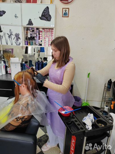 Обучение начинающих парикмахеров