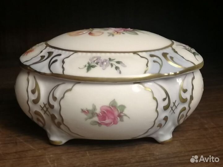 Винтажные шкатулки. Фарфор. Германия, 1970 гг