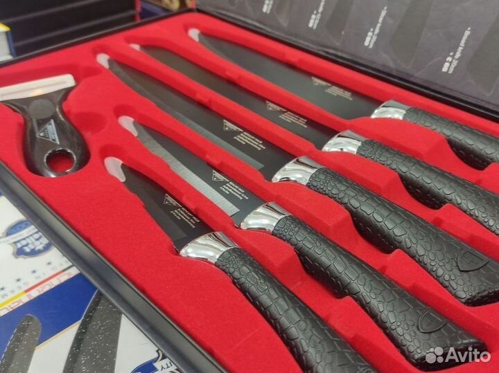 Набор ножей merkury черный