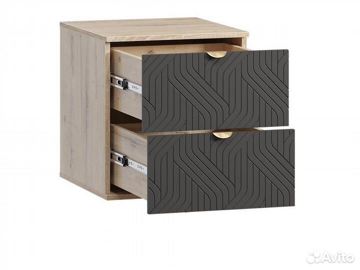 Тумба прикроватная Монблан-1 Fancy Grafit