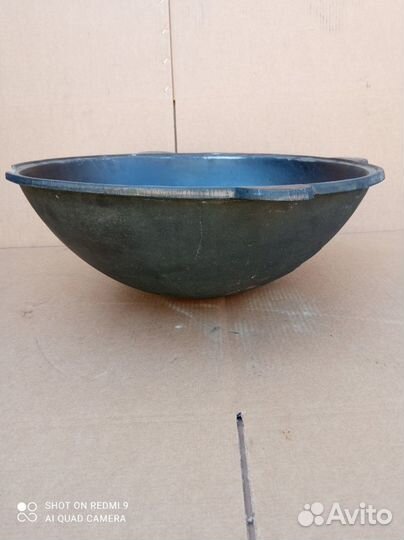 Казан чугунный с крышкой от 4,5 до 22 л (дефект)