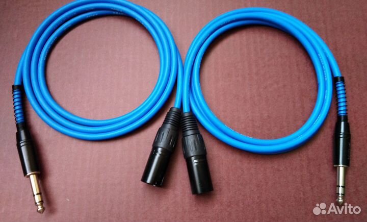 Кабели балансные мониторные Canare Jack-XLR