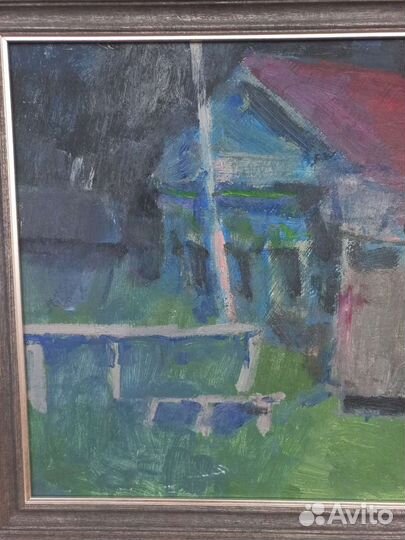 Картина маслом ночная прислониэа