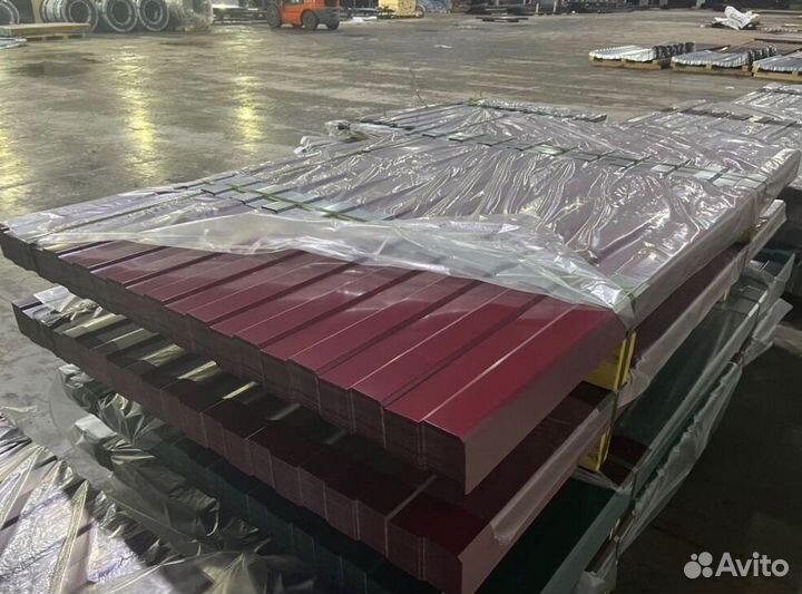 Профлист для забора С8 Ral 3005 (0.5) пф3638