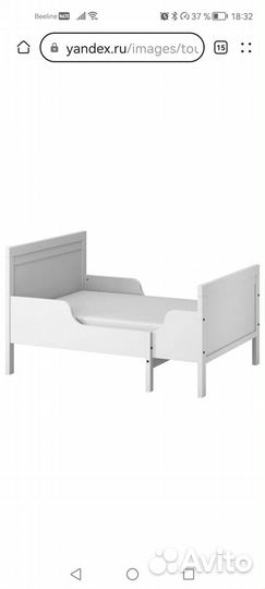 Кровать растущая икеа с матрасом