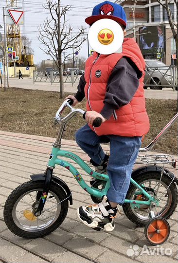 Детский велосипед бу,4 -колесный