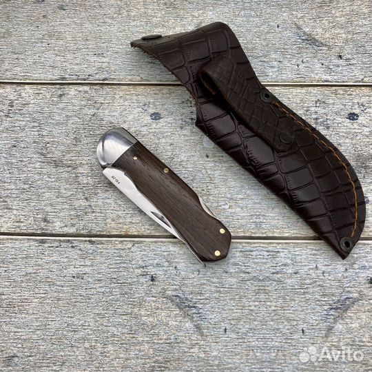 Нож складной ручной работы Лесной