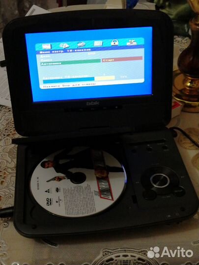 Портативный dvd плеер тв тюнер bbK