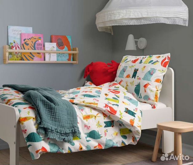 Постельное белье IKEA зверюшки Новое