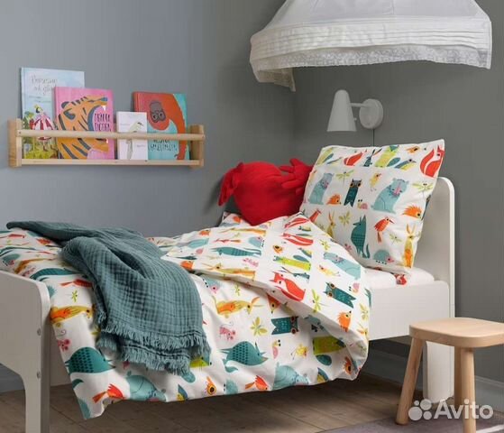 Постельное белье IKEA зверюшки Новое