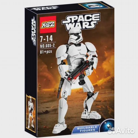 Конструктор Звездные воины, 81 дет, Штурмовик
