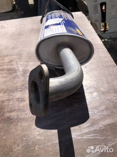 Глушитель solaris,киа рио