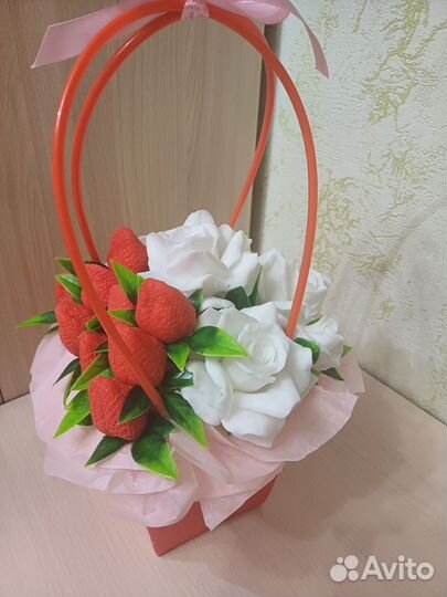 Мыльный букет ручной работы