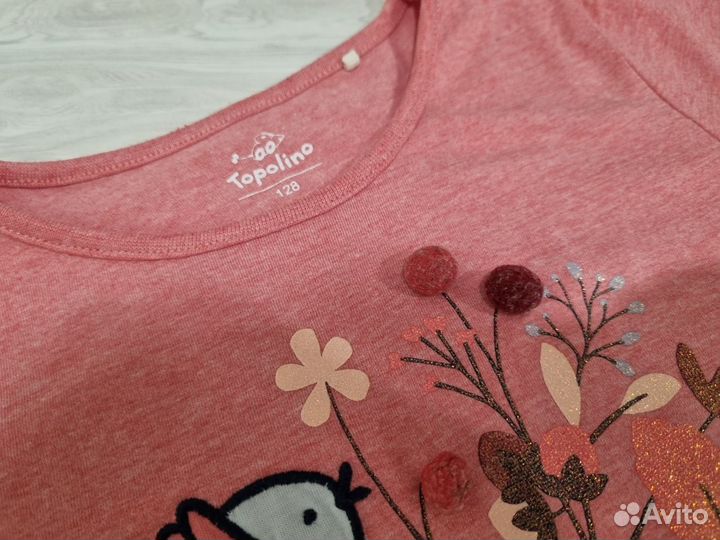 Лонгслив для девочки Topolino 128