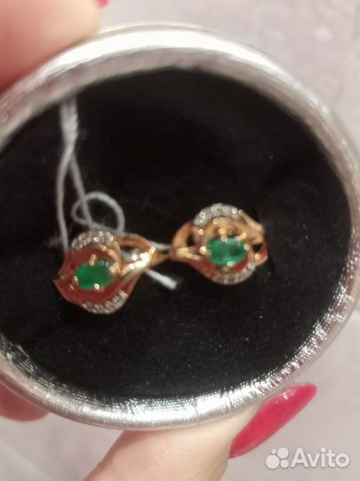 Серьги и кольца золотые