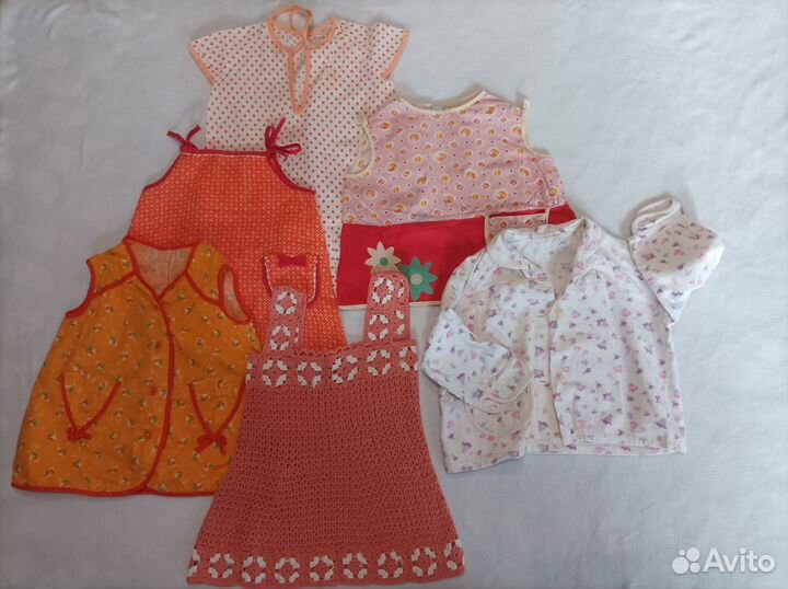 Детские платья СССР, винтаж, ретро, начало 80