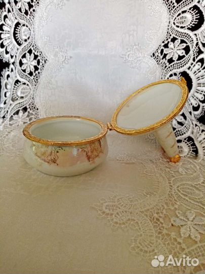 Шкатулка керамическая для украшений