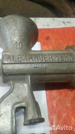Мясорубка старинная alexanderwerk 10номер