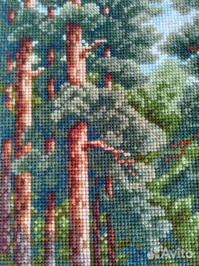 Вышивка Лосиный остров