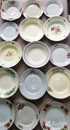 Тарелки СССР много