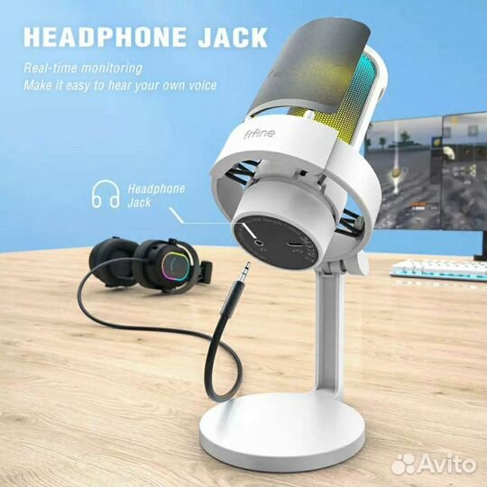 Студийный микрофон fifine Ampligame А8