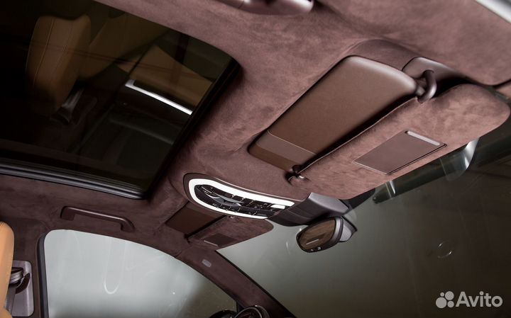 Перетяжка потолка в алькантару