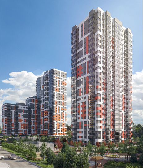 1-к. квартира, 51 м², 21/25 эт.